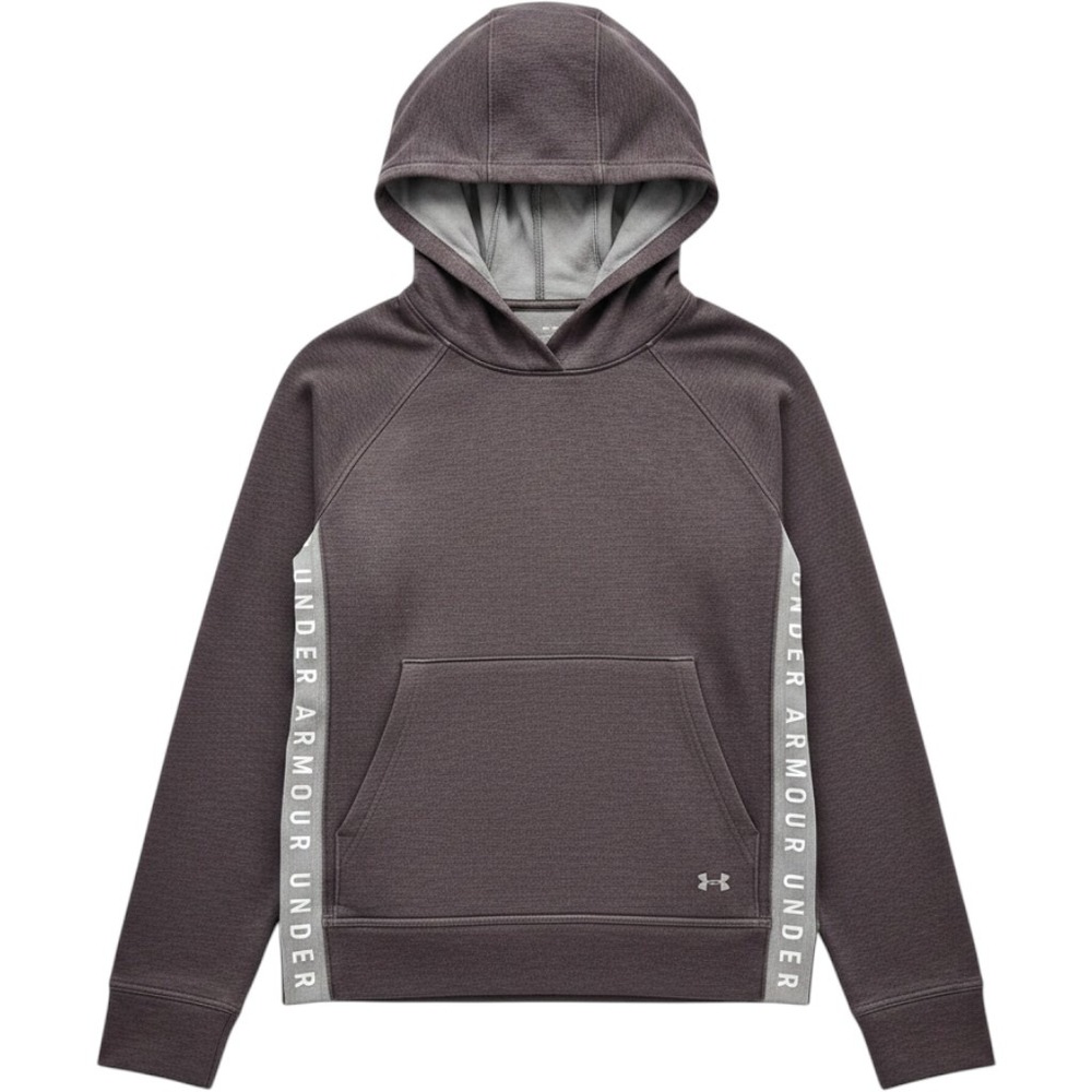 Under Armour Womens Loose Fit Pullover Hoodie Purple XS